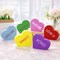 4E’s Novelty 6 Pack Wooden Conversation Hearts Decor – Freestanding Candy Heart Signs for Valentine’s Day, Tiered Tray Decorations, Classroom Valentine Party Decor, Small Wooden Valentine Hearts